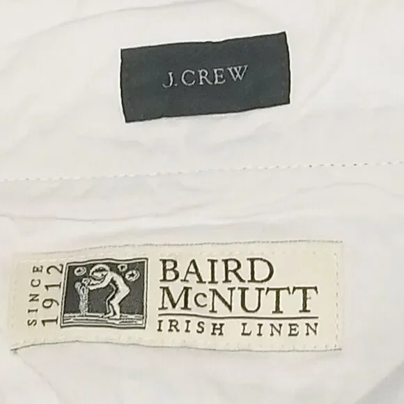 J Crew Baird McNutt 770 Linen Pants Men's Size 32x32 Gray Casual Chino (32x30.5) - Picture 6 of 7